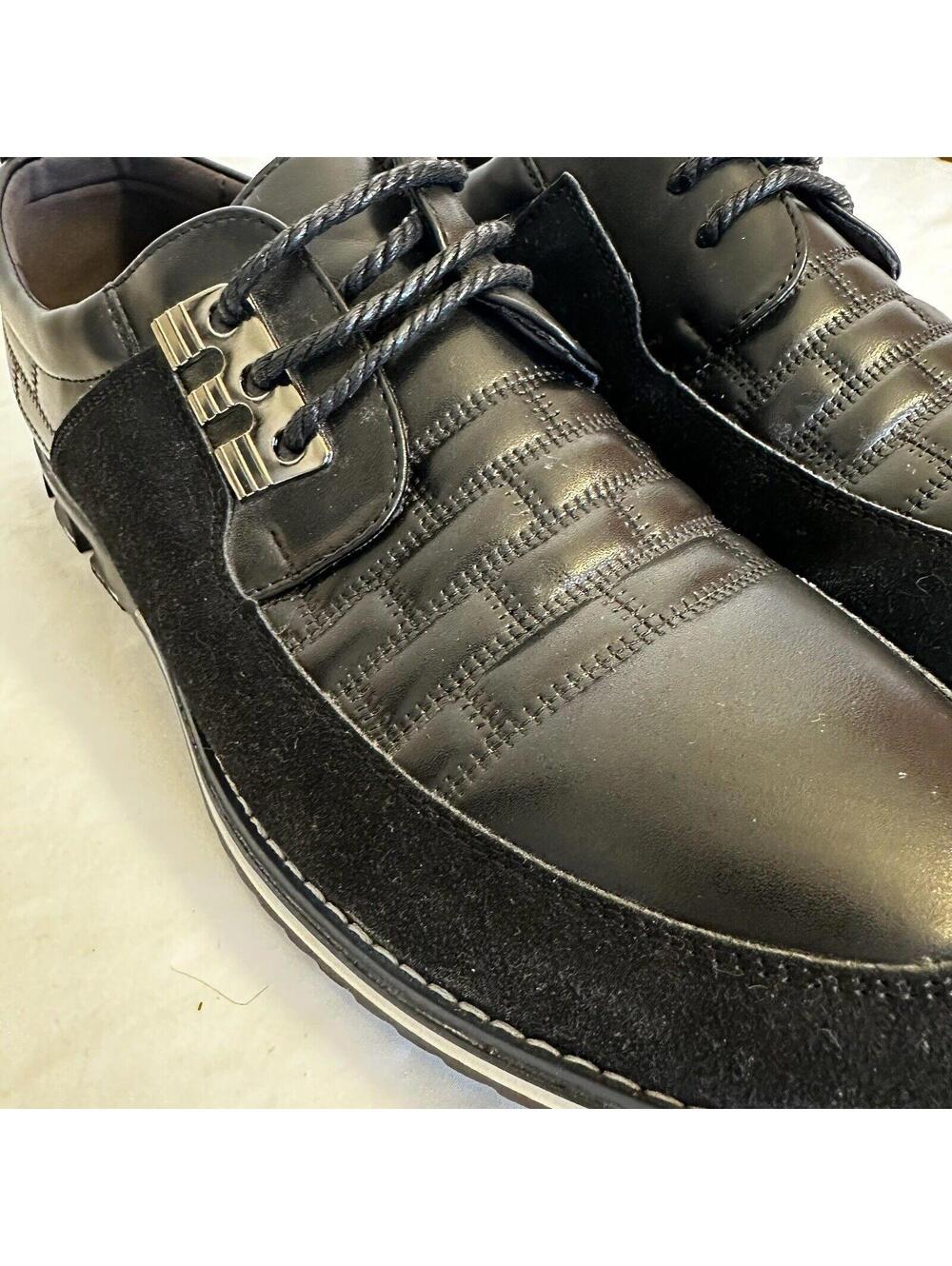 Gatsby Mens Dress Sneaker Shoes Black USA Size 11.5 EU 45